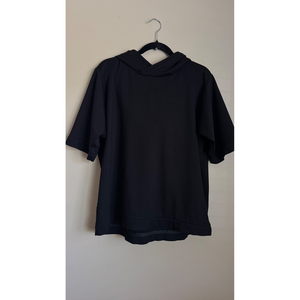 Y-3 Yohji Yamamoto x Adidas Hoodie Large Black Short Sleeve Modular ASH001